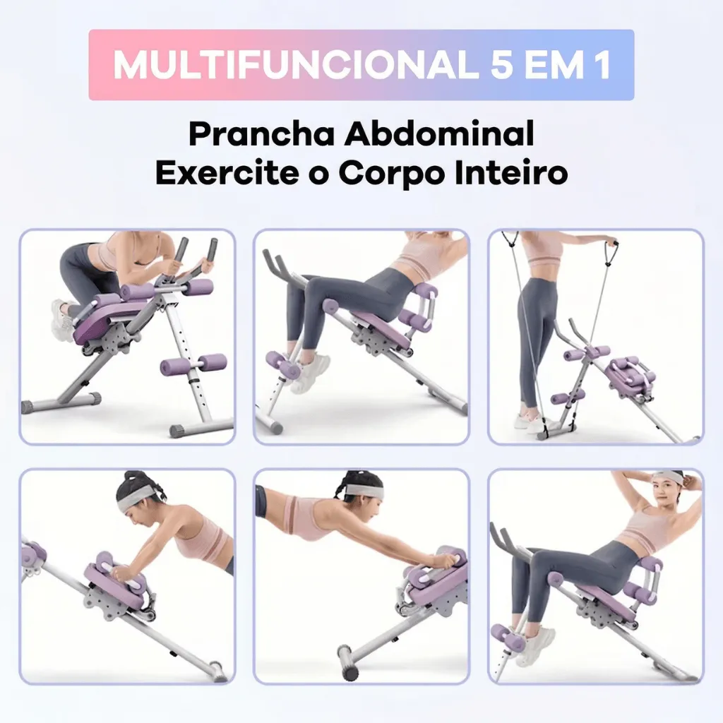 Treinos possíveis com o aparelho 5 em 1
